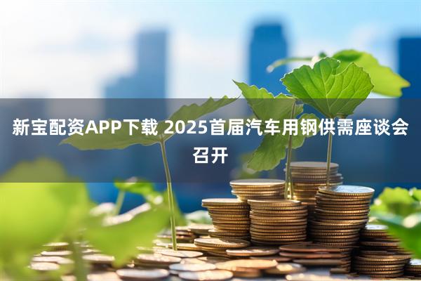 新宝配资APP下载 2025首届汽车用钢供需座谈会召开
